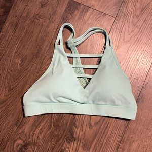 Zyia blue grid bra